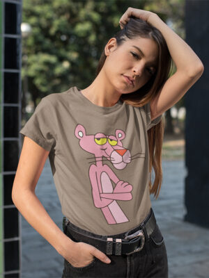 Pink Panther Graphic Ladies T-shirt | WTEE-331