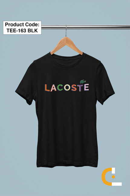 LACOSTE Multicolor Graphical Letter Mens T-shirt - TEE-163