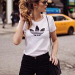 Illustration Summer Ladies T-shirt - WTEE:007