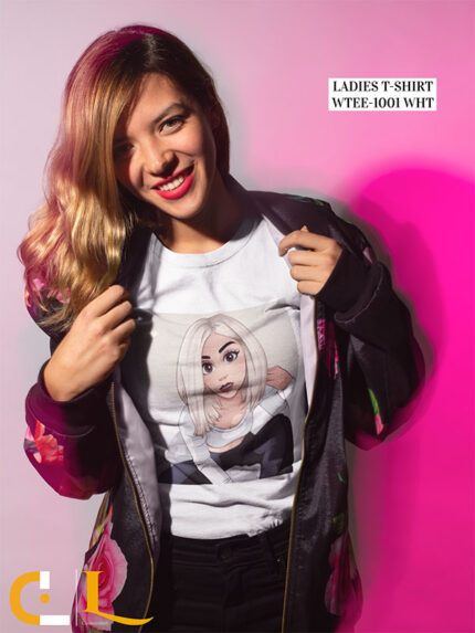 Summer Graphic Illustrtion Ladies T-shirt | WTEE-1001