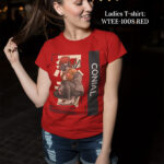 CONIAL Slayer Regular Fit Ladies Round Neck T-shirt | WTEE-1008