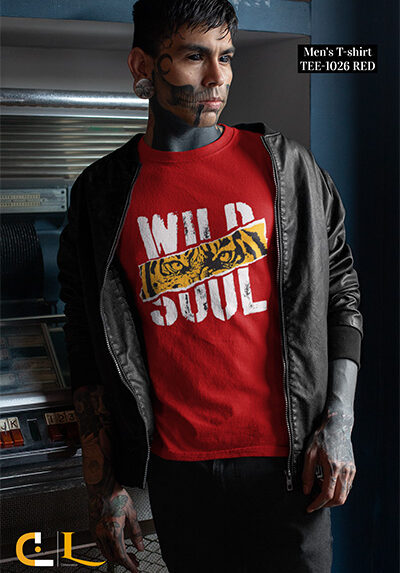 WILD SOUL Designed Mens T-shirt | TEE-1026