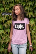 CONIAL Essence Premium Quality Ladies Round neck Half sleeve T-shirt - WTEE-1028 - Image 2