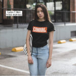 CONIAL Classic Summer Friendly Ladies Short Sleeve Round neck T-shirt | WTEE-1029 - Image 3