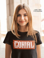 CONIAL Classic Summer Friendly Ladies Short Sleeve Round neck T-shirt | WTEE-1029 - Image 2