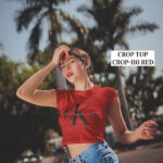 CK Short Sleeve Crop top - CROP-110