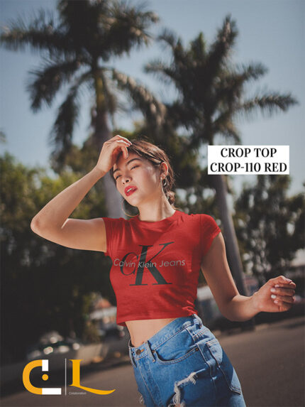 CK Short Sleeve Crop top - CROP-110