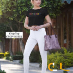 Conial Letter Summer Crop Top | CROP-116