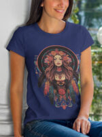 Boho Dreamcatcher themed ladies T-shirt - WTEE-1511