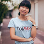 TOMMY Jeans Letter Graphic Female T-shirt - WTEE-152