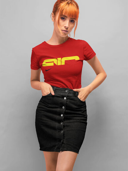 Ladies Letter Graphic T-shirt - WTEE-155