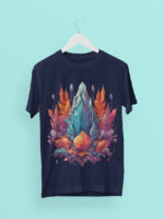 Ethereal Crystal Garden Graphic T-Shirt - TEE-1606 - Image 2