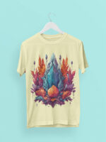 Ethereal Crystal Garden Graphic T-Shirt - TEE-1606 - Image 4