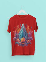 Ethereal Crystal Garden Graphic T-Shirt - TEE-1606 - Image 6