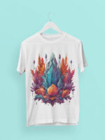 Ethereal Crystal Garden Graphic T-Shirt - TEE-1606 - Image 7