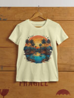 Desert Mirage Sunset Graphic Tee - TEE-1611 - Image 2