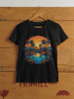 Desert Mirage Sunset Graphic Tee - TEE-1611