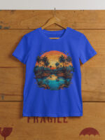 Desert Mirage Sunset Graphic Tee - TEE-1611 - Image 6