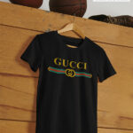 Gucci Printend Round Neck Mens T-Shirt - TEE-166
