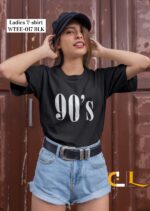 Nineties Design Ladies T-shirt | WTEE-017 - Image 2