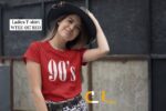 Nineties Design Ladies T-shirt | WTEE-017