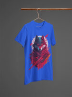 Vivid Cyber Wolf Graphic Men's T-Shirt - TEE-1702 - Image 6