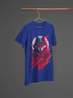 Vivid Cyber Wolf Graphic Men's T-Shirt - TEE-1702 - Image 7