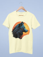 Moon Wolf Mens T-shirt | TEE-1703 - Image 3