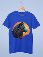 Moon Wolf Mens T-shirt | TEE-1703 - Image 4