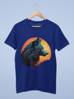Moon Wolf Mens T-shirt | TEE-1703 - Image 5