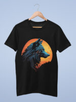 Moon Wolf Mens T-shirt | TEE-1703