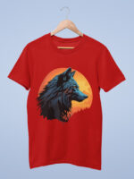 Moon Wolf Mens T-shirt | TEE-1703 - Image 6