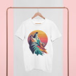 Colorful Geometric Wolf T-Shirt | TEE-1704 - Image 2
