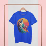 Colorful Geometric Wolf T-Shirt | TEE-1704 - Image 4