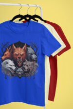 Wolves Pack Printed Mens T-shirt | tee-1705 - Image 3