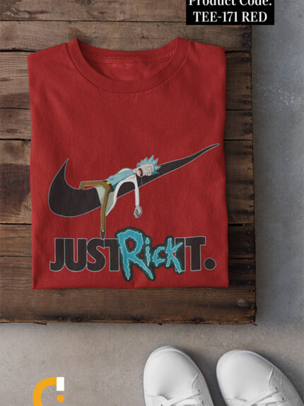 Just Rick It - Rick and Morty graphic half sleeve Mens T-Shirt - TEE-171