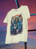 Grim Reaper Graphic Tee – Bold and Dark Design T-Shirt - TEE-1717 - Image 4
