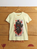 Epic Japanese Samurai Graphic Tee – Fierce Warrior Illustration - TEE-1718 - Image 5