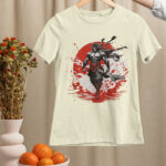 Samurai Figure Graphic Men's T-Shirt - TEE-1719