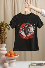 Samurai Figure Graphic Men's T-Shirt - TEE-1719 - Image 2