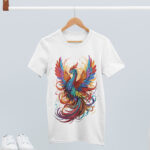 Vibrant Phoenix Rise Graphic T-Shirt - TEE-1724
