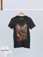 Vibrant Phoenix Rise Graphic T-Shirt - TEE-1724 - Image 3