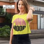 Pink Mood Female Crop Top | CROP-002