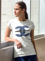 CONIAL Summer Casual Round Neck Chanel Ladies T-shirt | WTEE-002 - Image 2