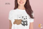 Panda designed Printed Summer T-shirt - WTEE-203 - Image 3