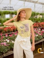 CONIAL Figure Illustration Ladies T-shirt | WTEE-024 - Image 2