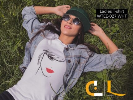 CONIAL Figure Graphic Round Neck Ladies T-shirt | WTEE-027