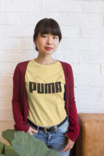 PUMA Letter Graphic Female T-shirt - WTEE-289 - Image 2