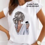 FIgure Illustration Short Sleeve Ladies T-shirt | WTEE-029