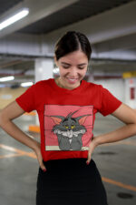 ExHausted Tom | Tom & Jerry Cartoon Graphic Women's T-Shirt | WTEE-330 - Image 4